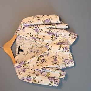 Forever 21 Floral Crop Top